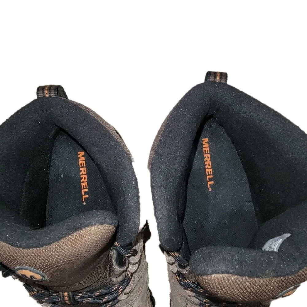 Merrell Phoenix 2 Mid Men Waterproof‎ Hiking Boots Brown Size 10.5 Trail Shoes